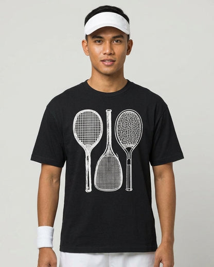 RETRO RACQUET - Tennis (Basic Tee)