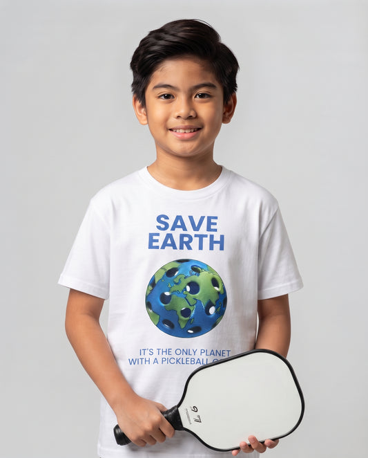 SAVE EARTH - Pickleball (Kids Tee)