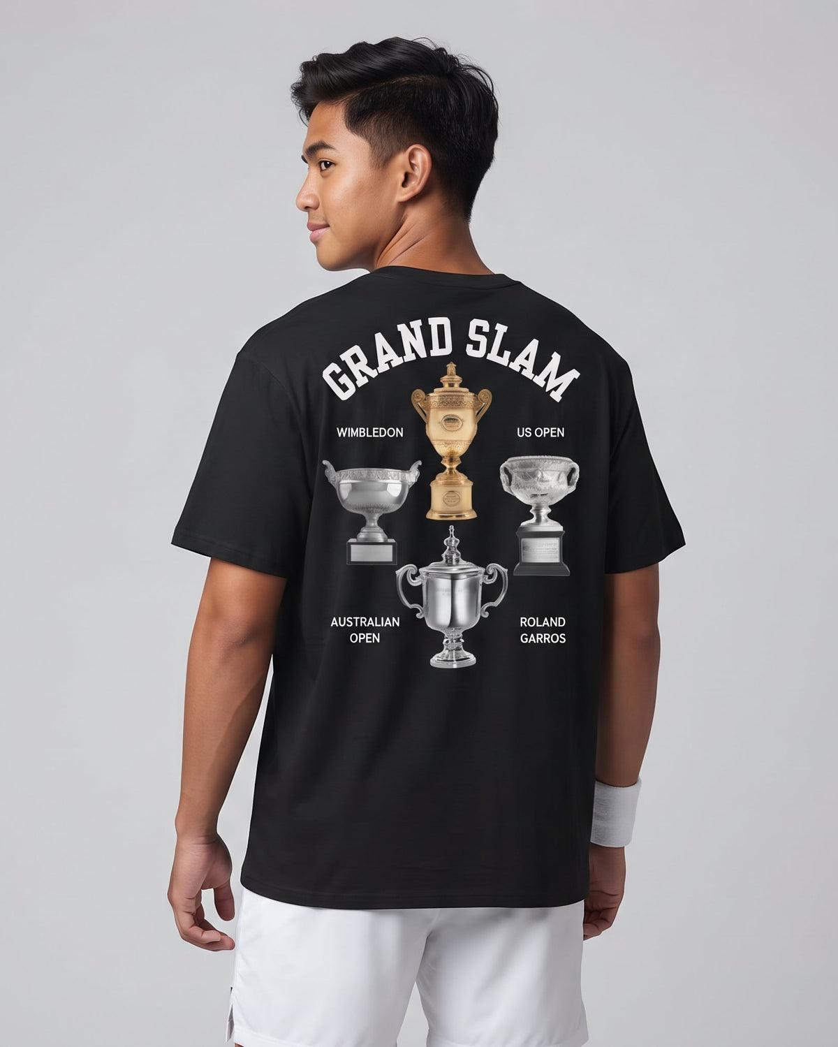 GRAND SLAM TROPHIES - Tennis (Basic Tee)