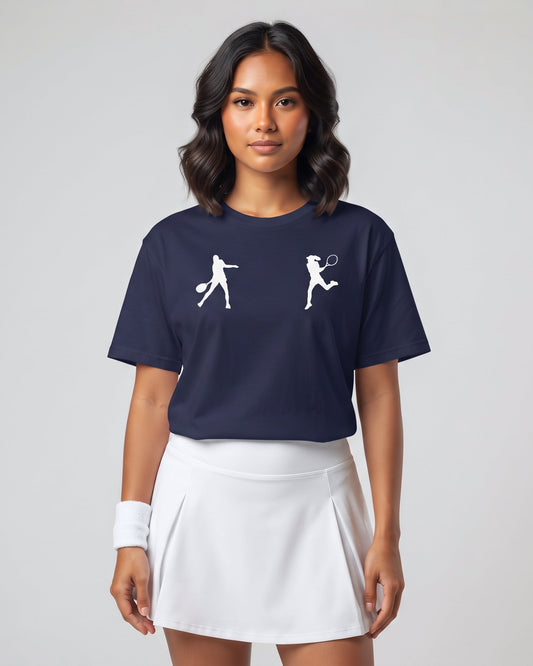WOMENS DOUBLES - Tennis (Basic Tee)
