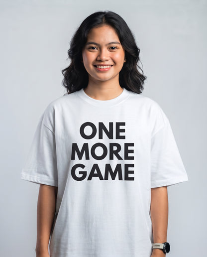 ONE MORE GAME - Tennis & Pickleball (Basic Tee)