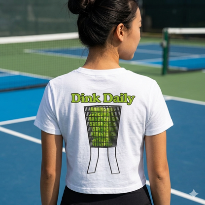 DINK DAILY - Pickleball (Crop Top)