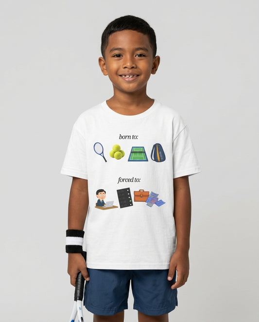 FORCED TO WORK - Tennis (Kids Tee)