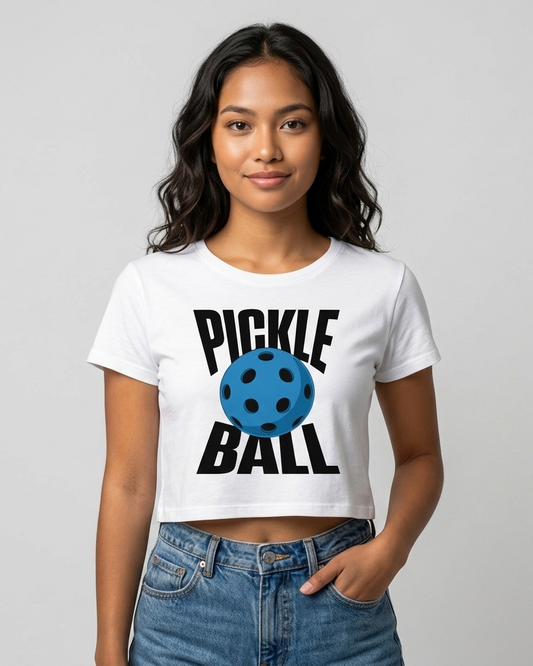 DOUBLE HIT - Pickleball (Crop Top)