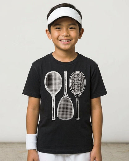 RETRO RACQUET - Tennis (Kids Tee)
