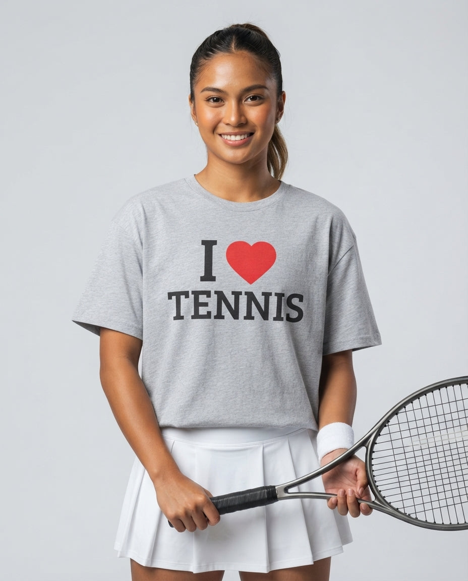 I HEART TENNIS - Tennis (Basic Tee)