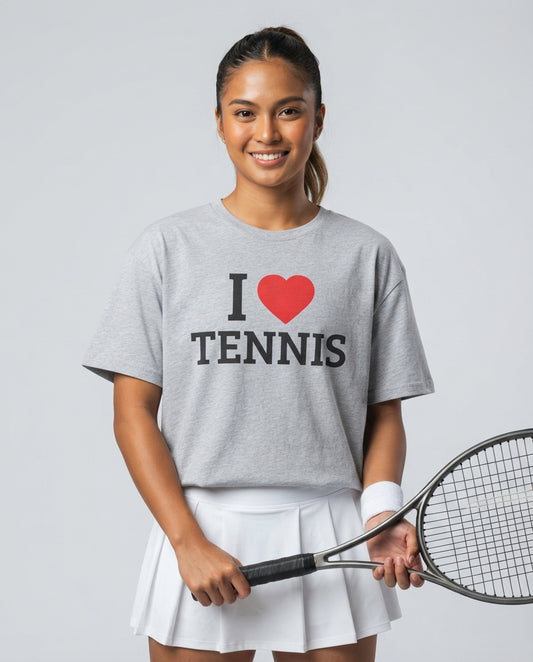 I HEART TENNIS - Tennis (Basic Tee)