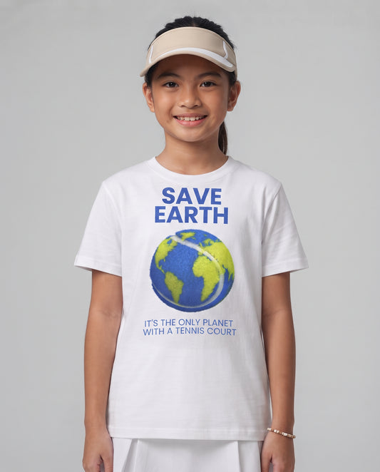 SAVE EARTH - Tennis (Kids Tee)