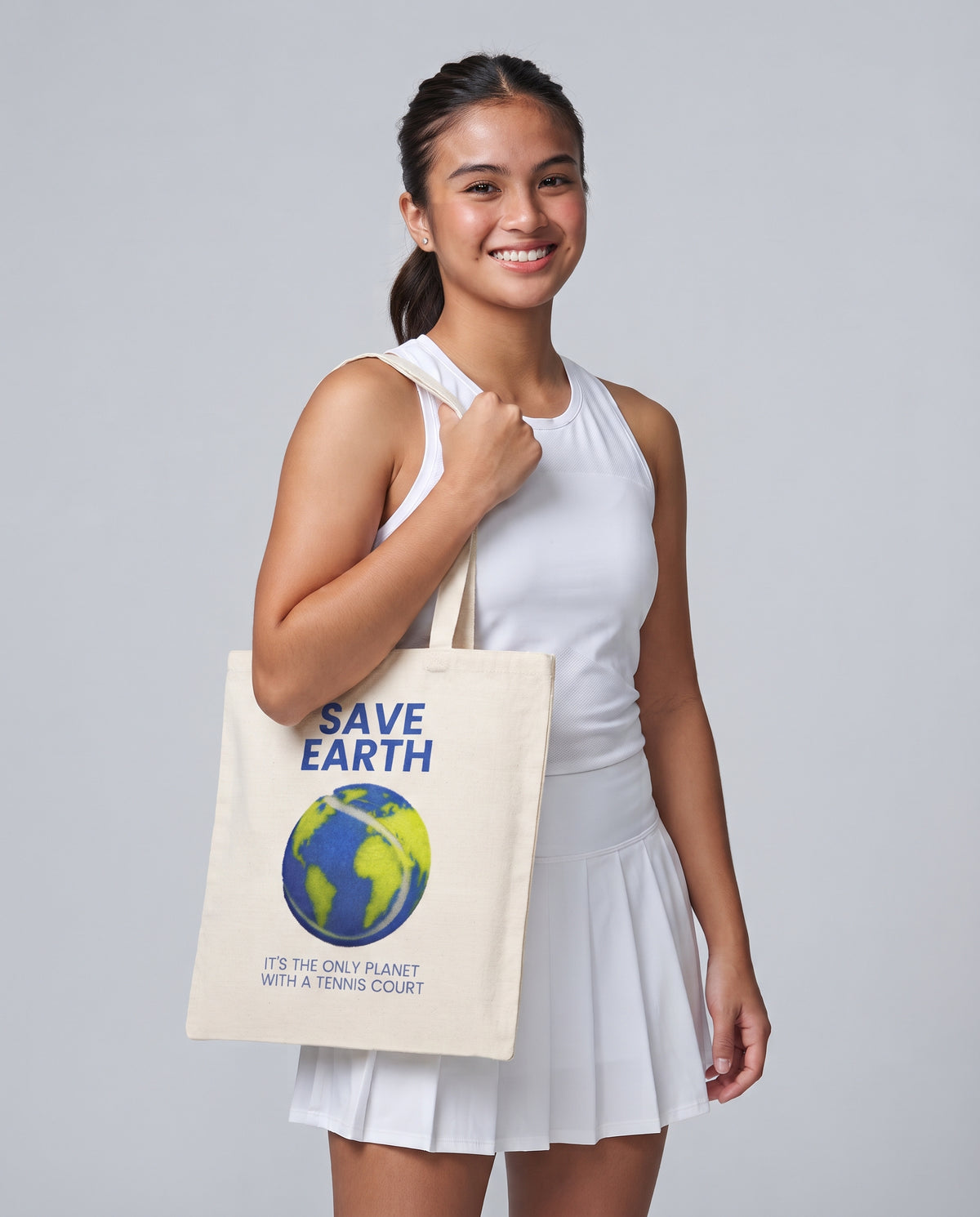 SAVE EARTH - Tennis (Tote Bag)