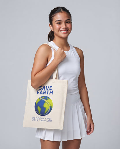 SAVE EARTH - Tennis (Tote Bag)
