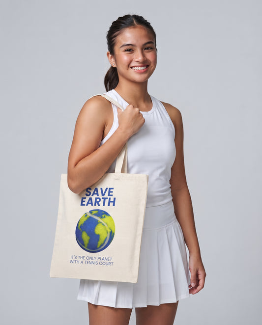 SAVE EARTH - Tennis (Tote Bag)