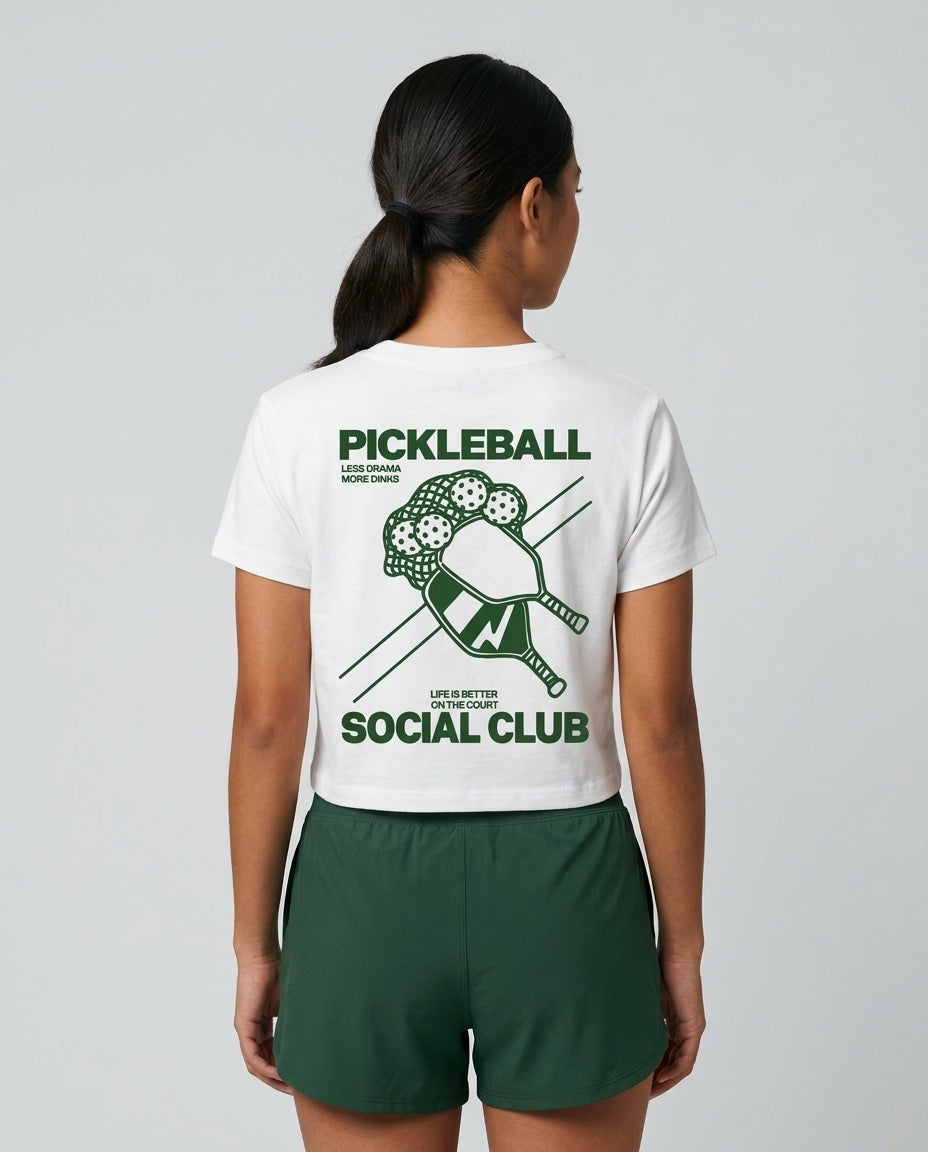 SOCIAL CLUB - Pickleball (Crop Top)