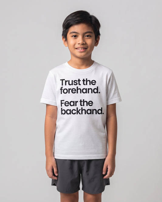 TRUST FOREHAND - Tennis & Pickleball (Kids Tee)