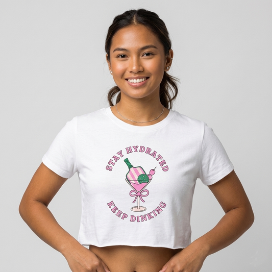 STAY HYDRATED - Pickleball (Crop Top)