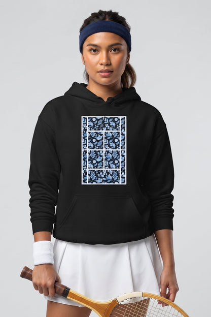 TENNIS FLORAL 2 - Tennis (Hoodie)