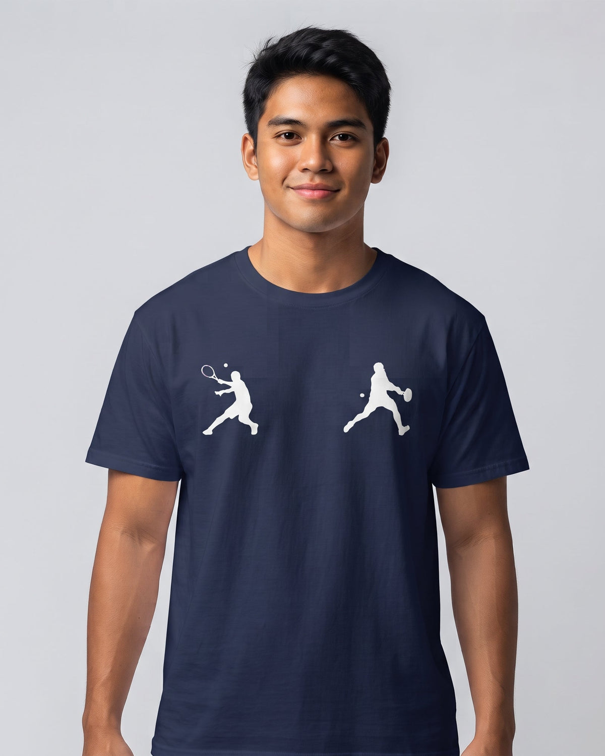 MENS DOUBLES - Tennis (Basic Tee)
