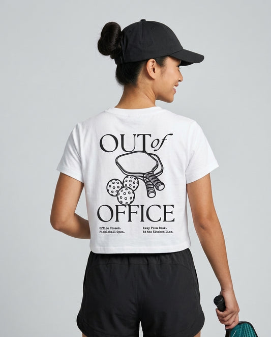 OUT OF OFFICE 1 - Pickleball (Crop Top)