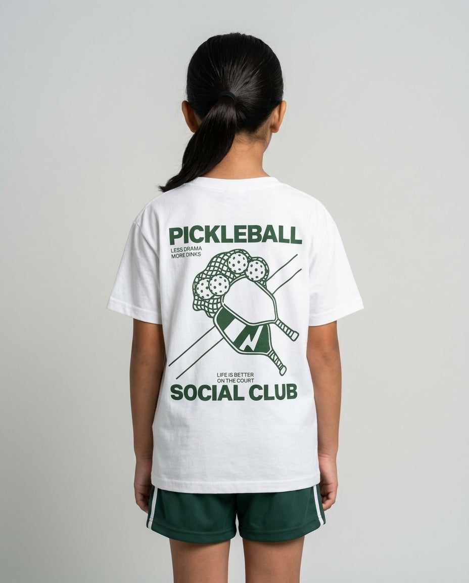 SOCIAL CLUB - Pickleball (Kids Tee)