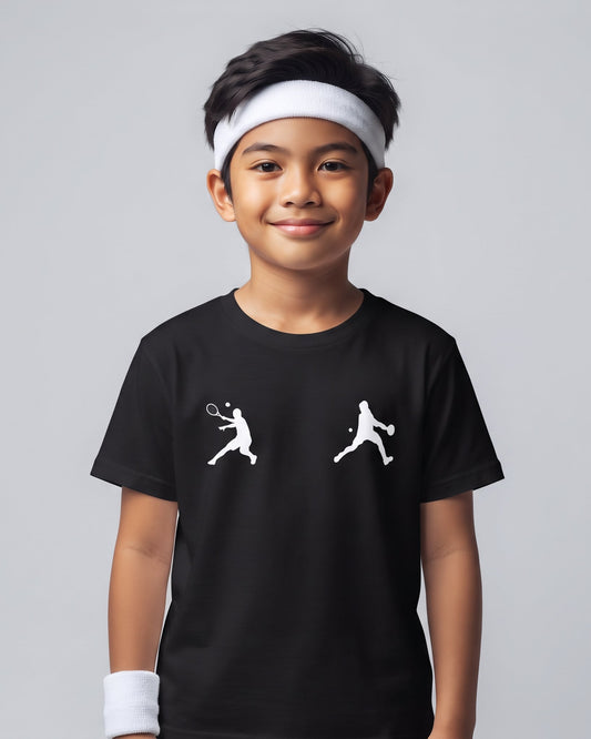 MENS DOUBLES  - Tennis (Kids Tee)