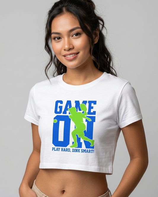 GAME ON - Pickleball (Crop Top)