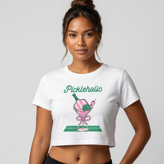 PICKLEHOLIC - Pickleball (Crop Top)