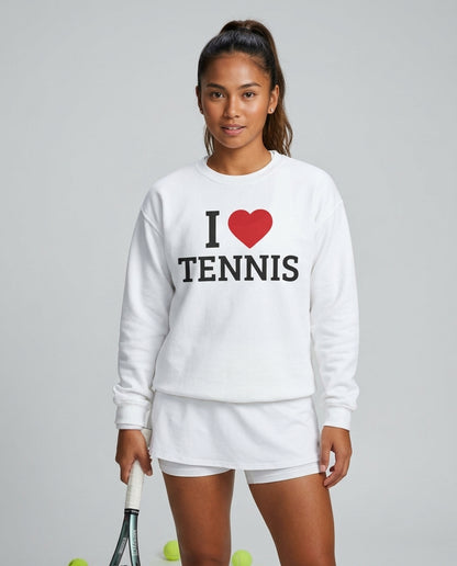 I HEART TENNIS - Tennis (Sweatshirt)