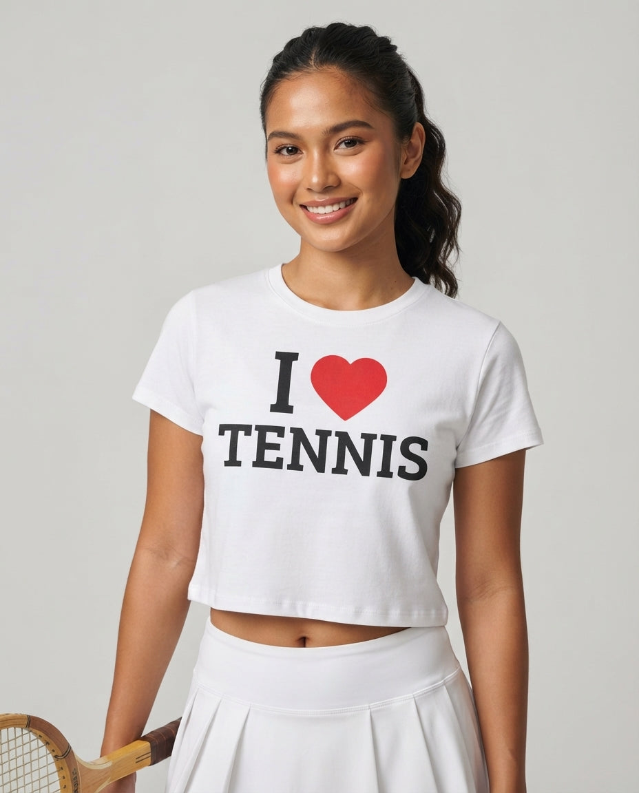 I HEART TENNIS - Tennis (Crop Top)