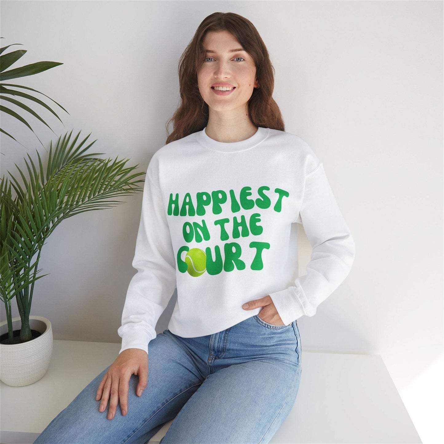 HAPPIEST ON THE COURT SWEATSHIRT - GRANDSLAM