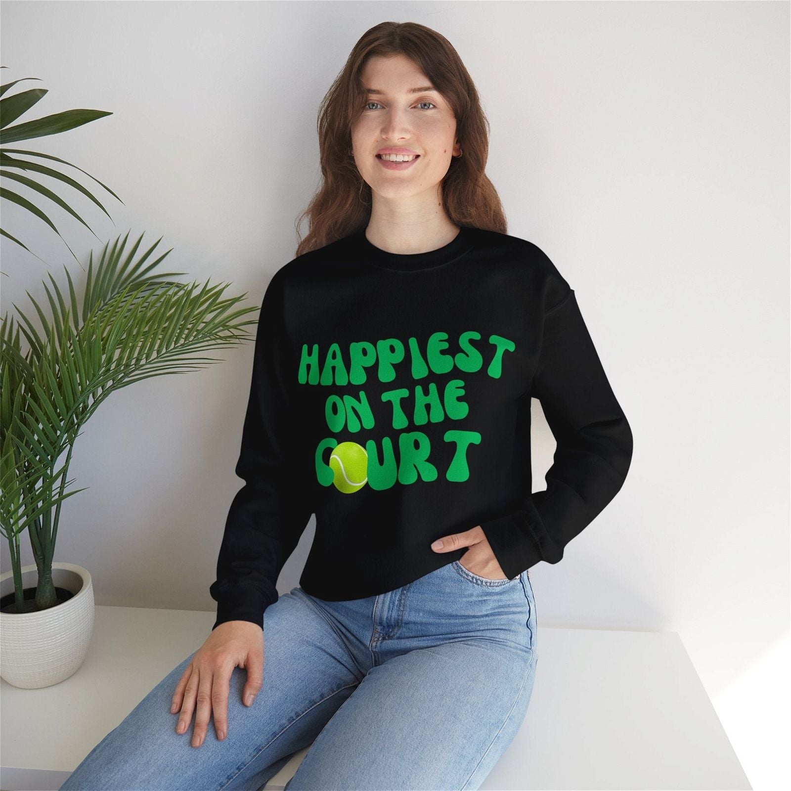 HAPPIEST ON THE COURT SWEATSHIRT - GRANDSLAM