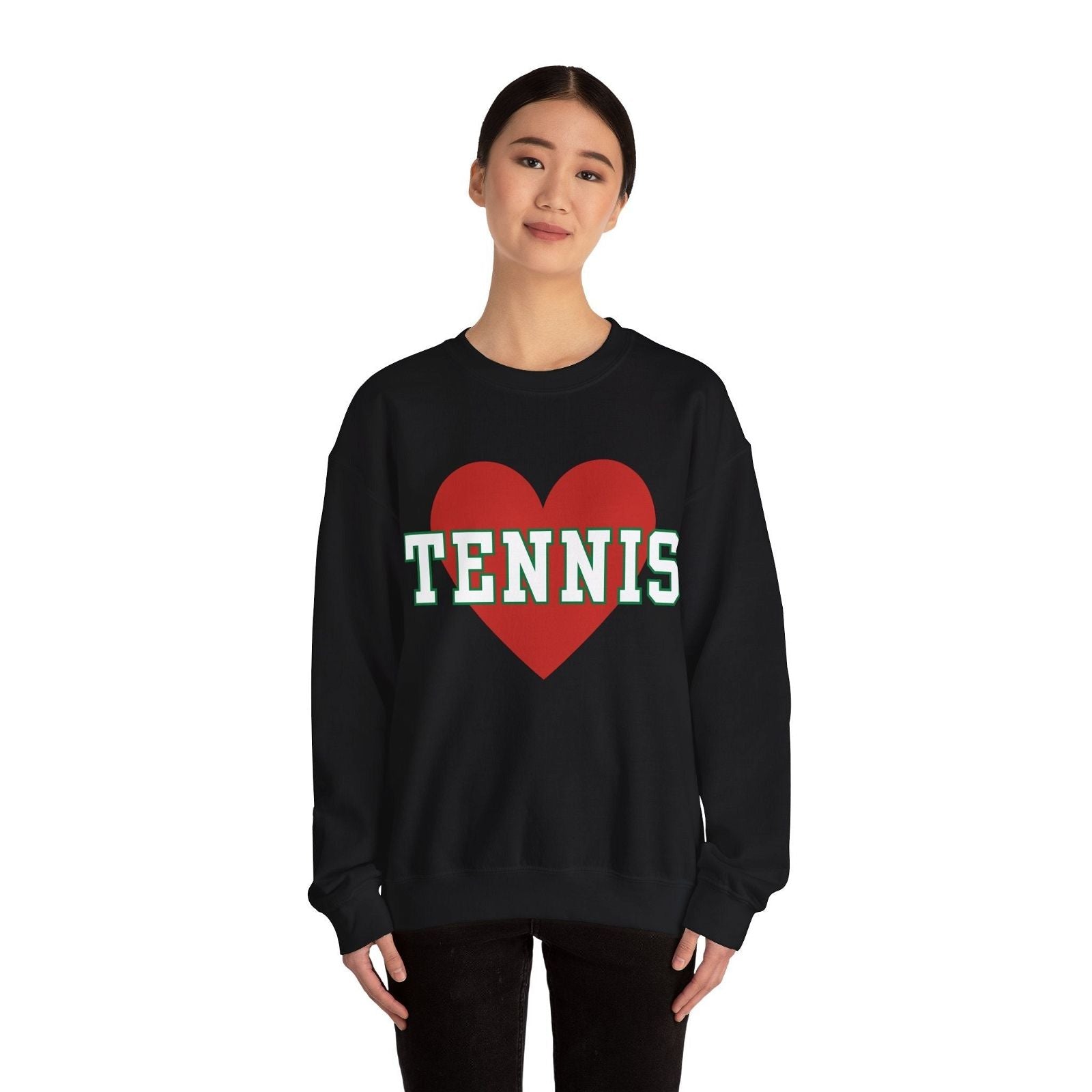 HEART TENNIS SWEATSHIRT - GRANDSLAM