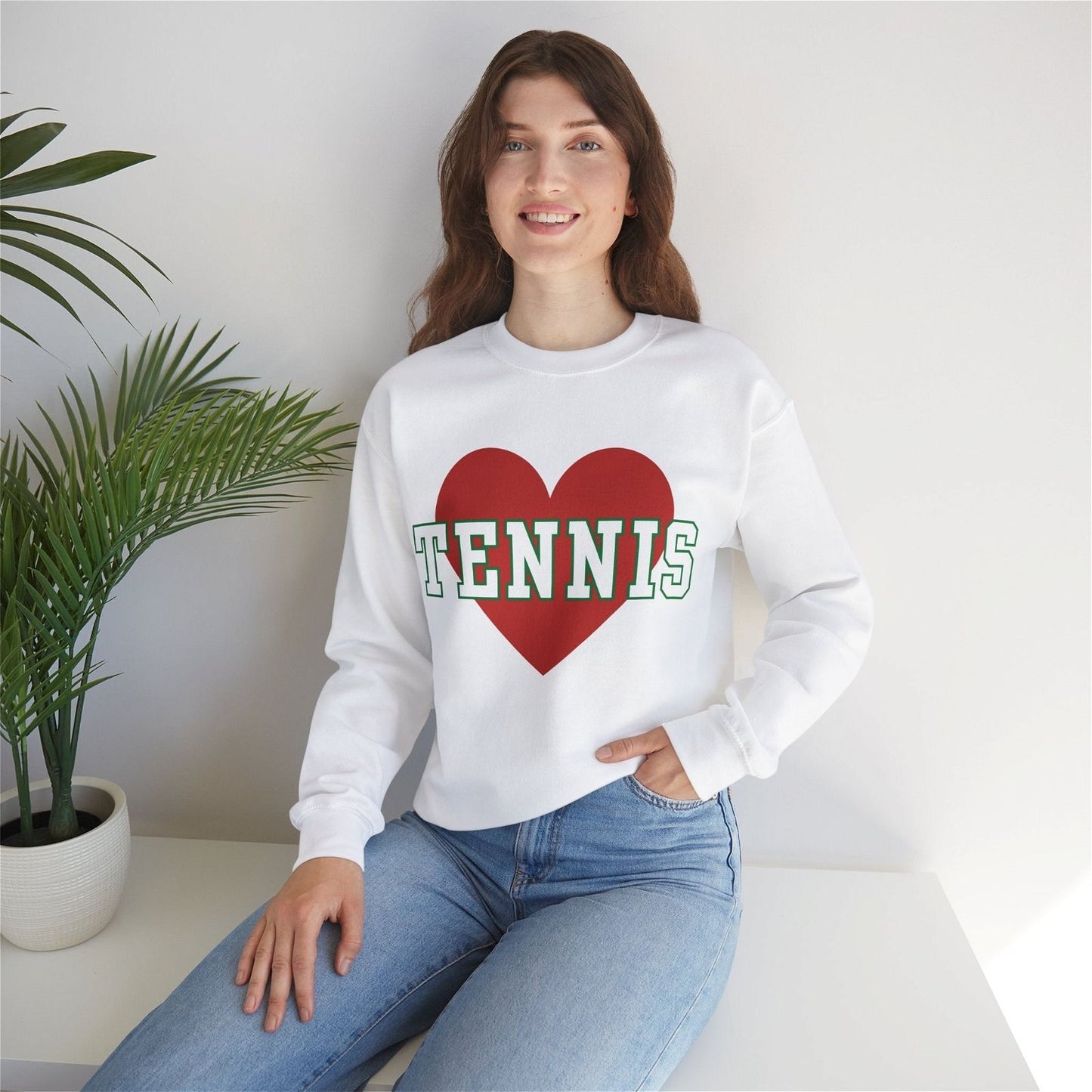 HEART TENNIS SWEATSHIRT - GRANDSLAM