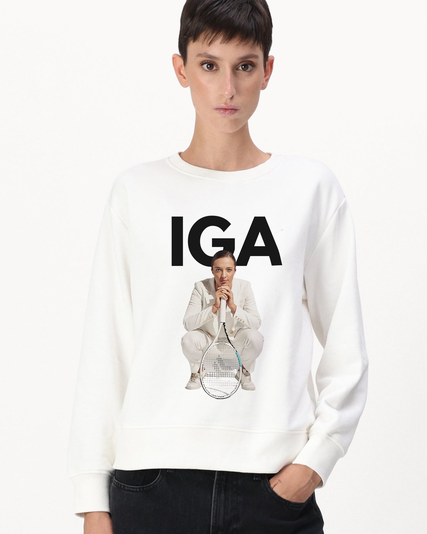 IGA SWIATEK 3 - Tennis Sweatshirt - GRANDSLAM PH