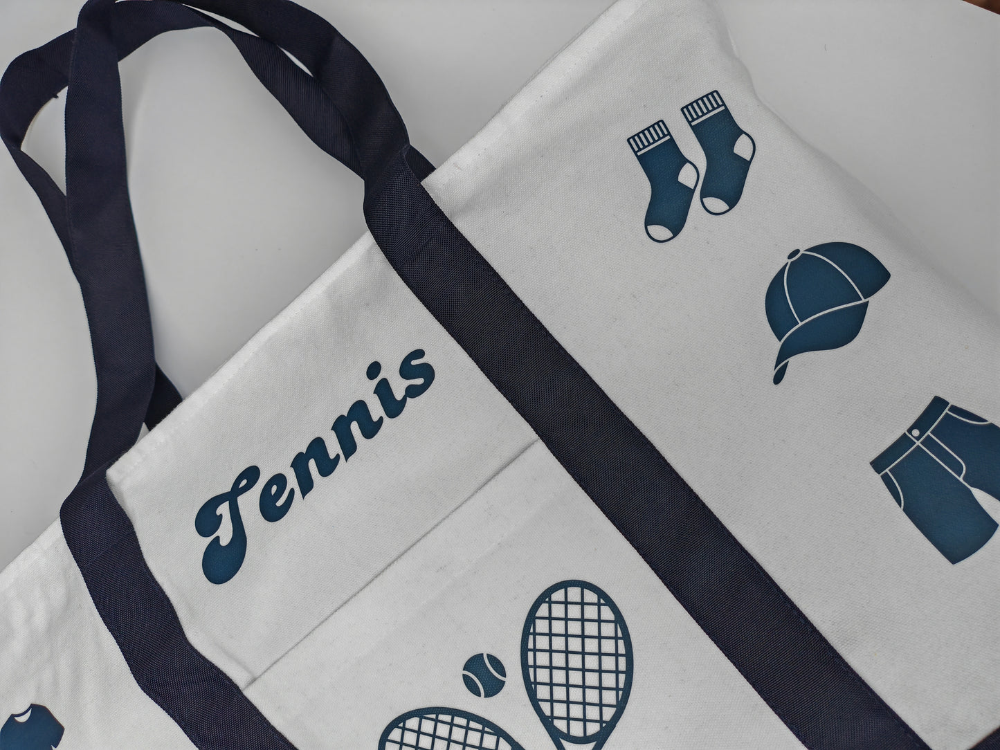 TENNIS XL TOTE BAG 1 (Dark Blue)