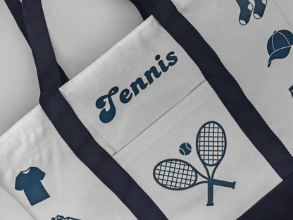 TENNIS XL TOTE BAG 1 (Dark Blue)