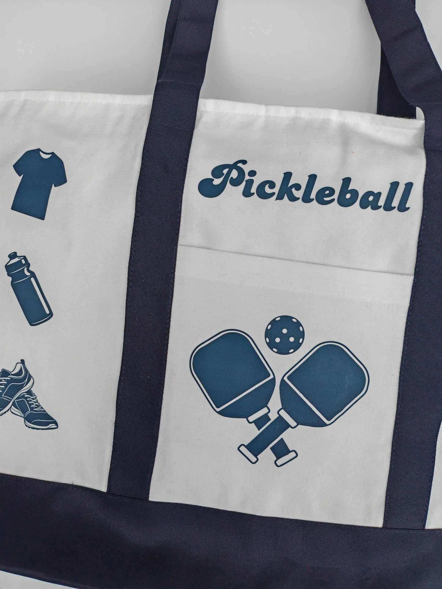 PICKLEBALL XL TOTE BAG 1 (Dark Blue)