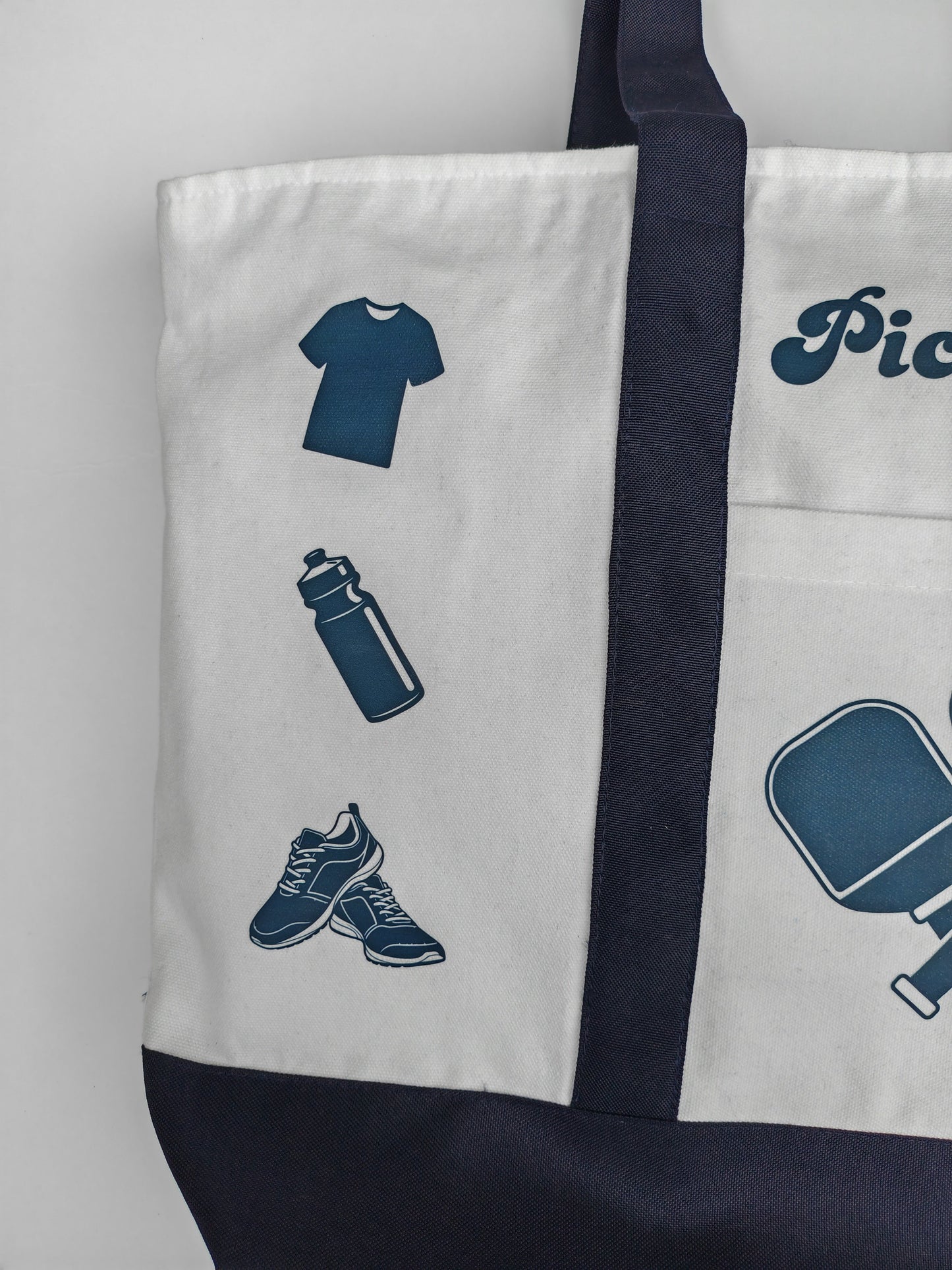 PICKLEBALL XL TOTE BAG 1 (Dark Blue)