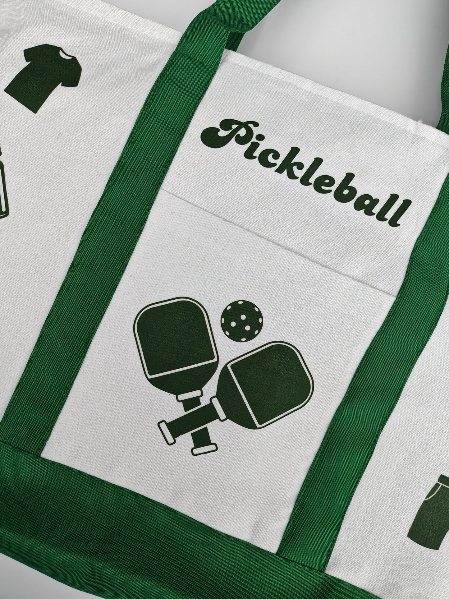 PICKLEBALL XL TOTE BAG 1 (Green)