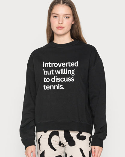 INTROVERT- Tennis Sweatshirt - GRANDSLAM PH