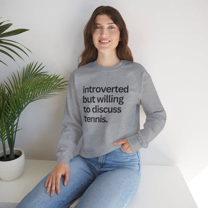 INTROVERT- Tennis Sweatshirt - GRANDSLAM PH