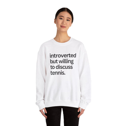 INTROVERT- Tennis Sweatshirt - GRANDSLAM PH