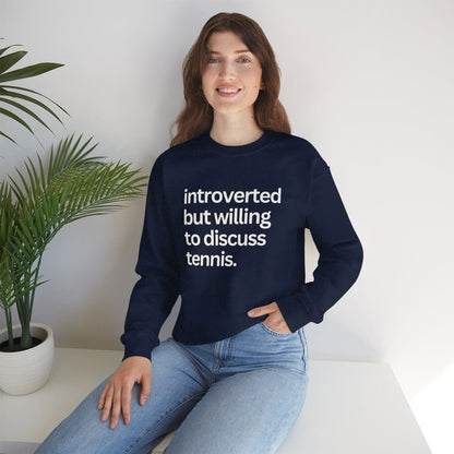 INTROVERT- Tennis Sweatshirt - GRANDSLAM PH