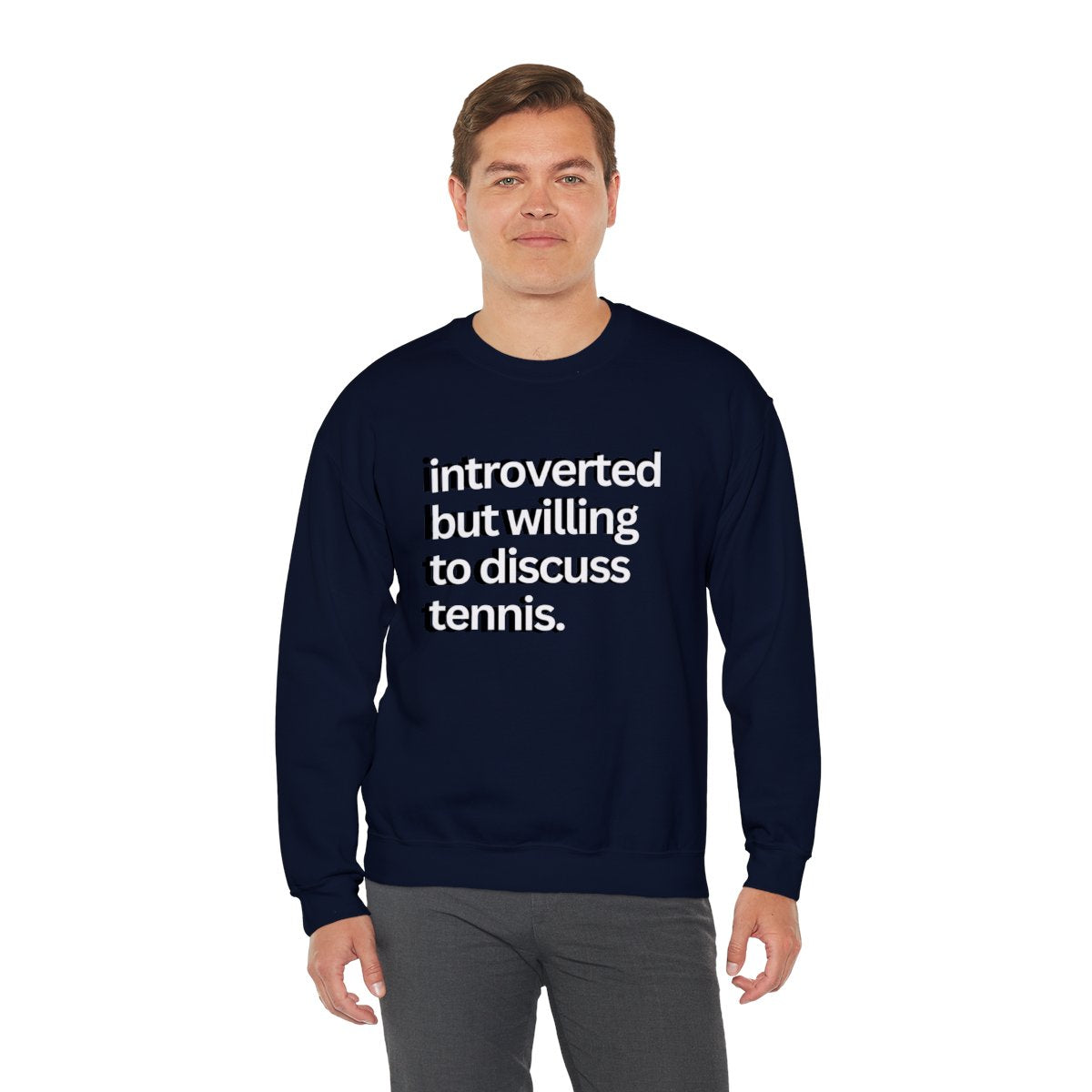 INTROVERT- Tennis Sweatshirt - GRANDSLAM PH