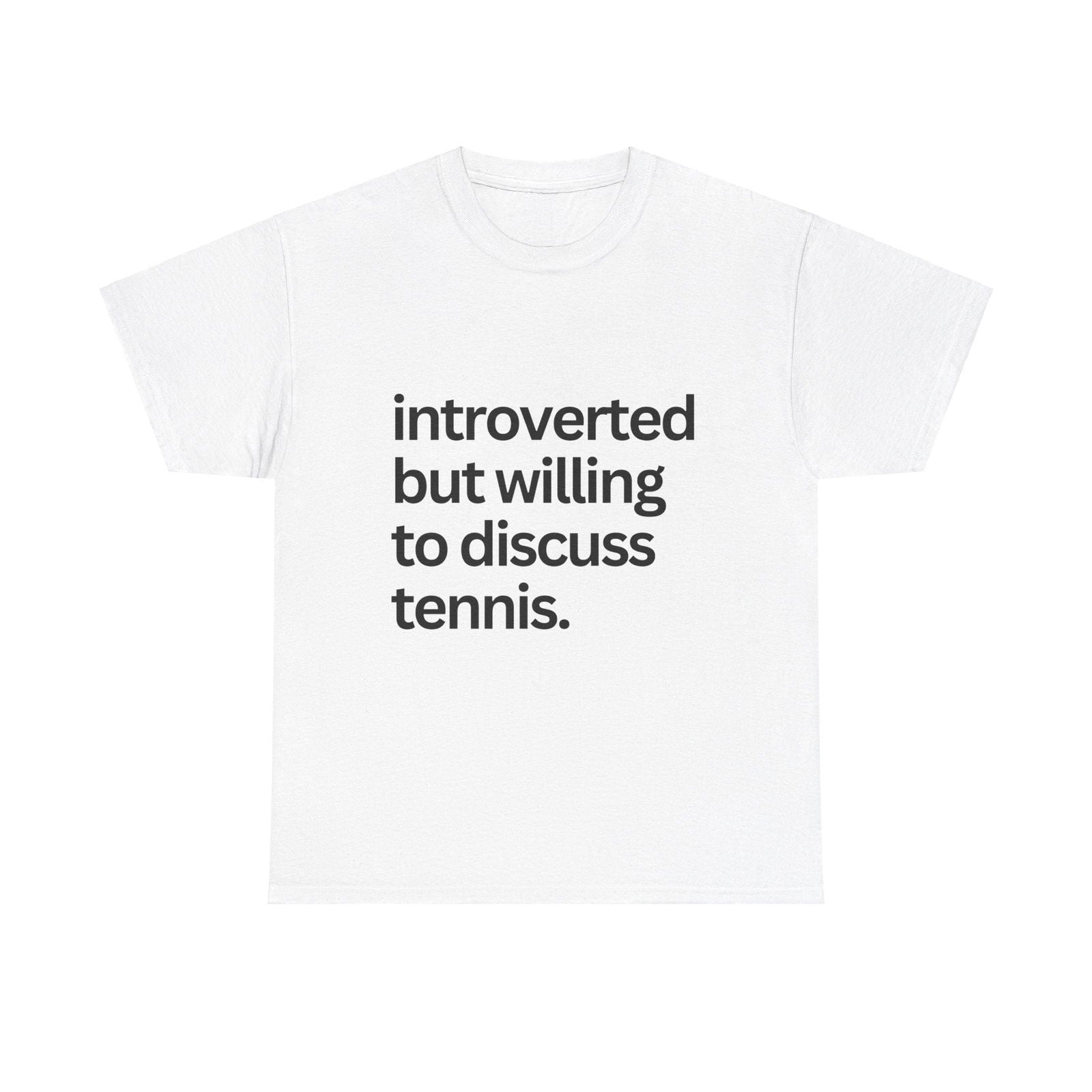 INTROVERT - Tennis Basic Tee - GRANDSLAM PH