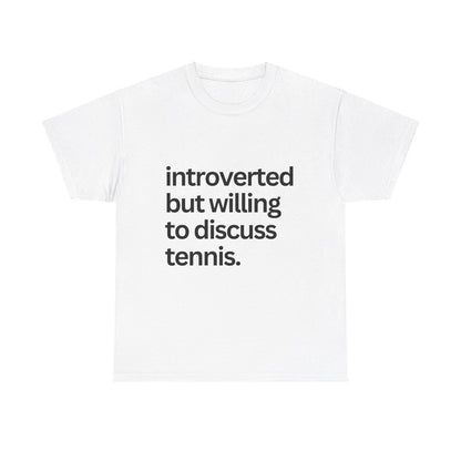 INTROVERT - Tennis Basic Tee - GRANDSLAM PH