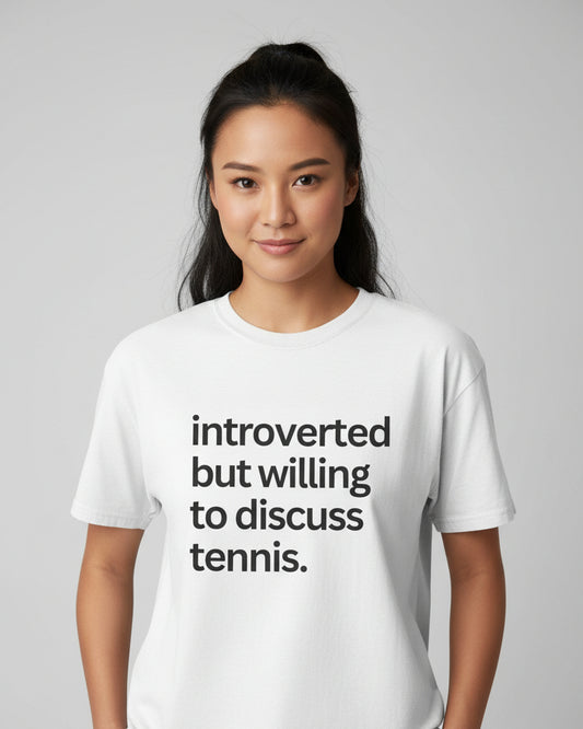INTROVERT - Tennis Basic Tee - GRANDSLAM PH