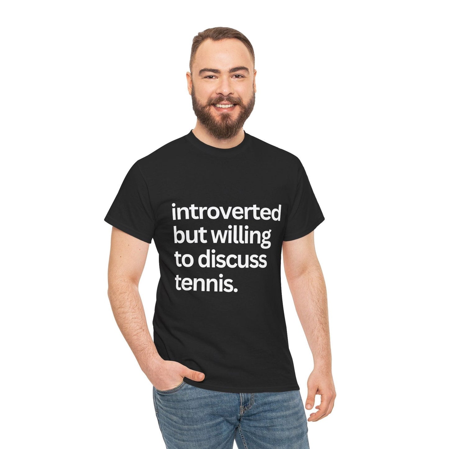 INTROVERT - Tennis Basic Tee - GRANDSLAM PH