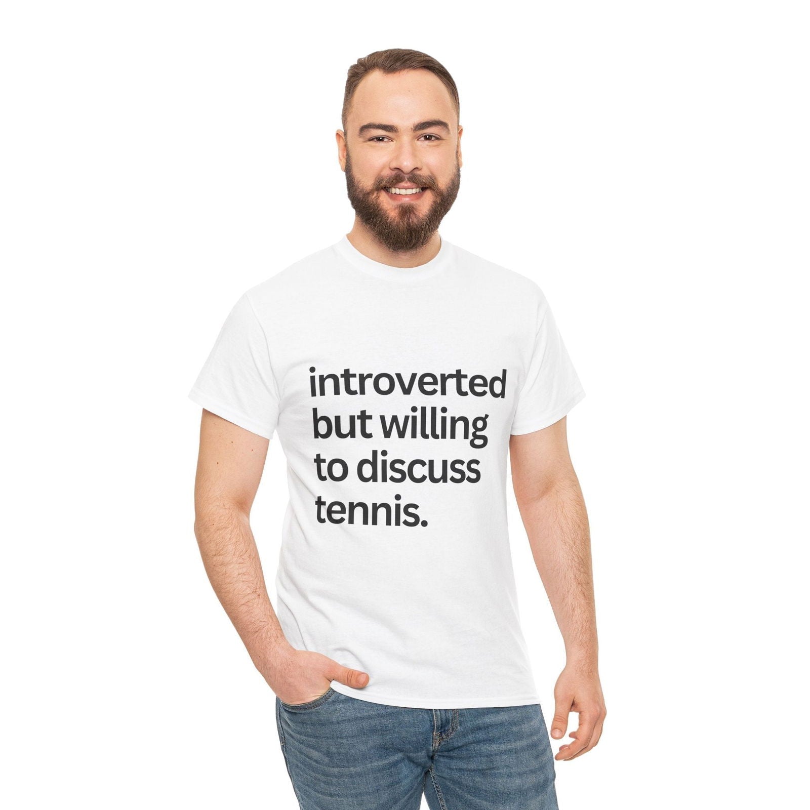 INTROVERT - Tennis Basic Tee - GRANDSLAM PH