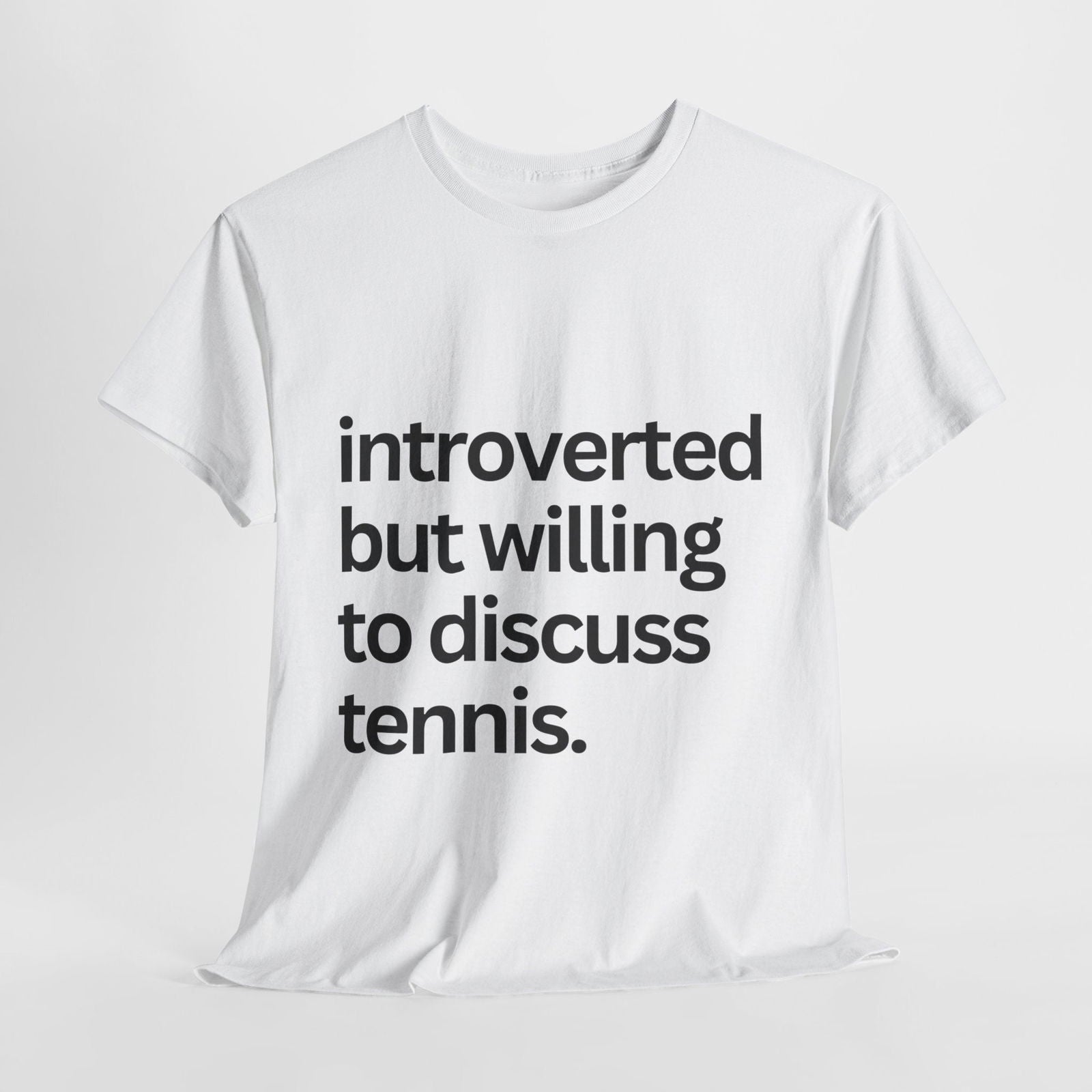 INTROVERT - Tennis Basic Tee - GRANDSLAM PH