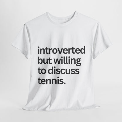 INTROVERT - Tennis Basic Tee - GRANDSLAM PH