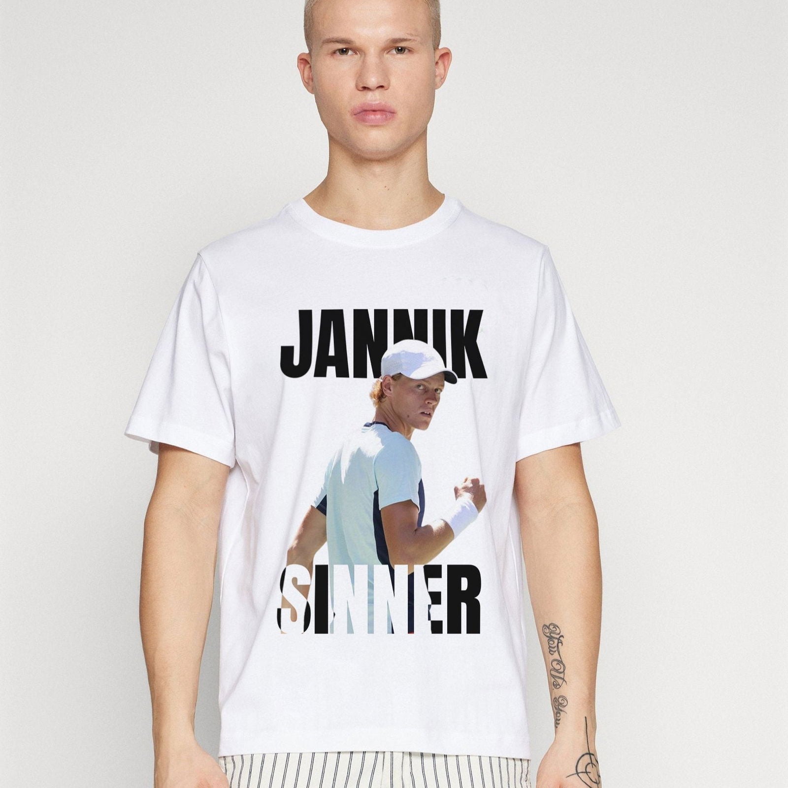 JANNIK SINNER 1 - Tennis Basic Tee - GRANDSLAM PH